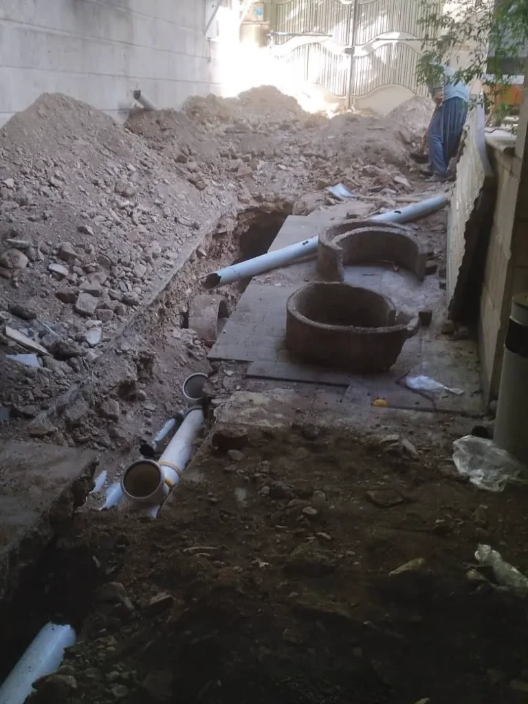 خدمات لوله کشی ( اگو ) به شبکه فاضلاب